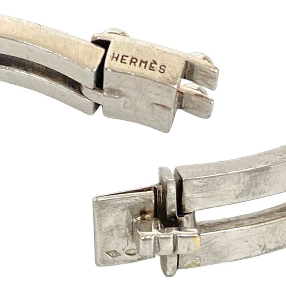 Hermès Gate Motif Silver 925 Bracelet - Picture 4 of 7